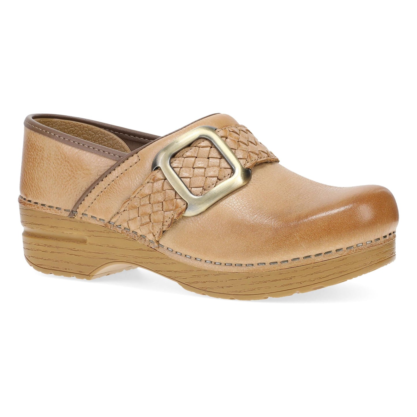 Honey Leather Clog,36