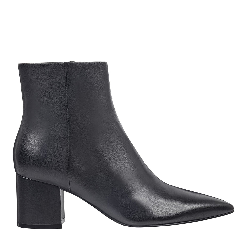 Marc Fisher Jarli Pointy Ankle Bootie | Black Leather