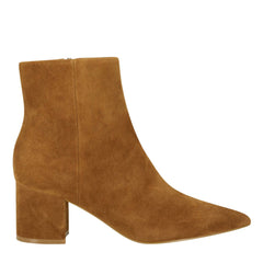 Marc Fisher Jarli Pointy Ankle Bootie | Brown Suede