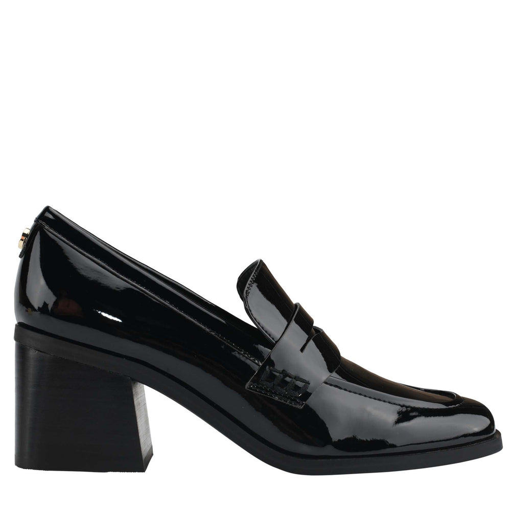 Marc Fisher Kchris Heeled Loafer | Black Patent