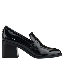 Marc Fisher Kchris Heeled Loafer | Black Patent