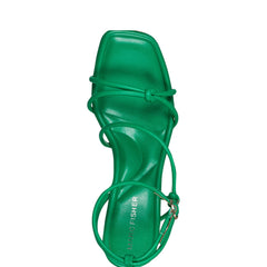Marc Fisher Gurion Block Heel Sandal | Dark Green