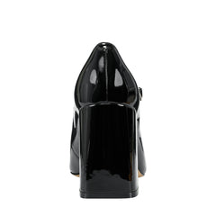 Marc Fisher Charin Block Heel Mary Jane | Black Patent