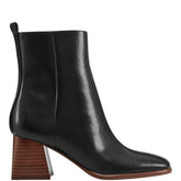 Marc Fisher Floria Square Toe Bootie | Black Leather