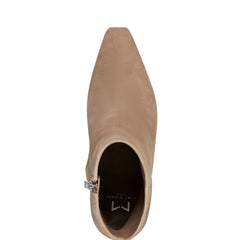 Marc Fisher Yanara Heeled Bootie | Cognac Suede
