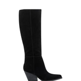 Marc Fisher Challi Pointy Toe Boot | Black Suede
