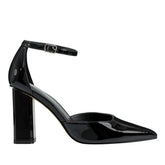 Marc Fisher Demeter Ankle Strap Pump | Black Patent