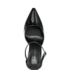 Marc Fisher Demeter Ankle Strap Pump | Black Patent