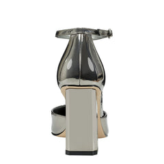 Marc Fisher Demeter Ankle Strap Pump | Pewter Metallic