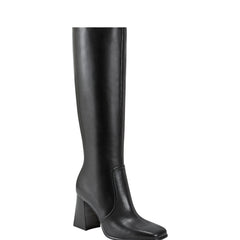 Marc Fisher Dreeam Block Heeled Boot | Black Leather