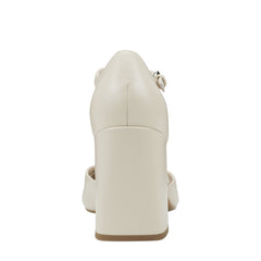 Marc Fisher Cyrene T-Strap Pump | Chic Cream