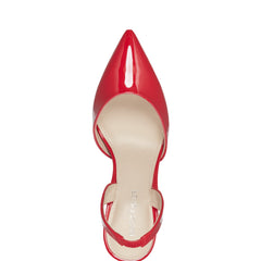 Marc Fisher Hadya Slingback Pump | Medium Red Patent