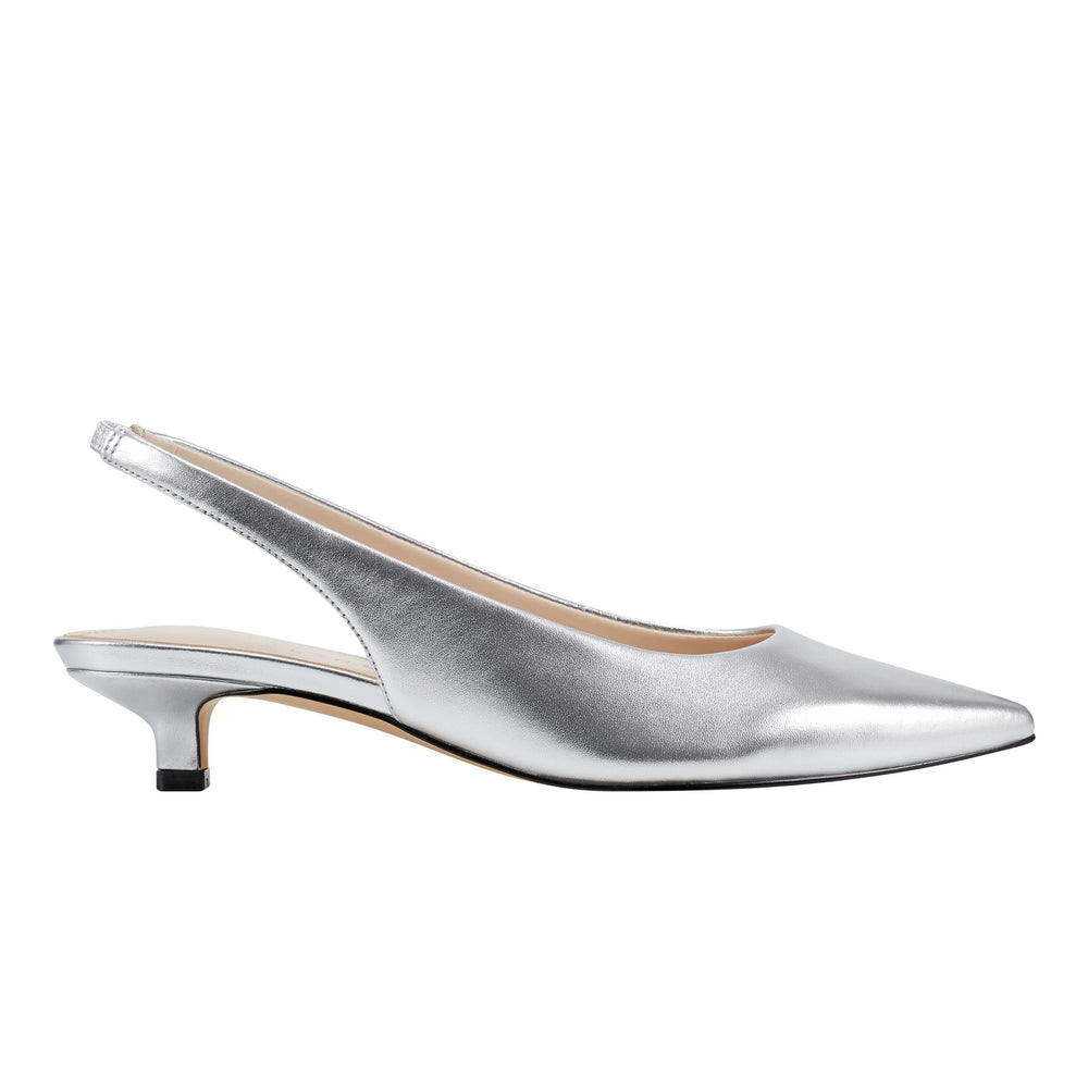 Marc Fisher Posey Slingback Pump | Silver