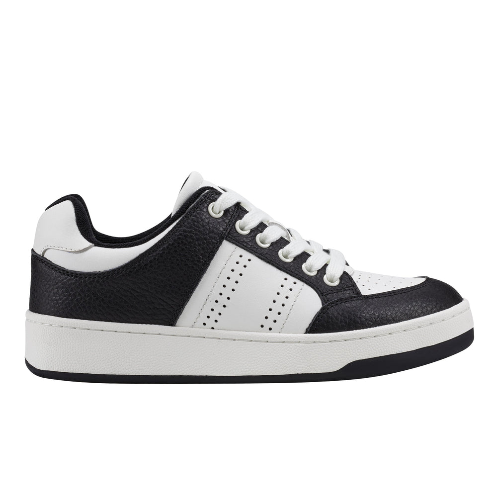 Marc Fisher Flynnt Laceup Sneaker | White/Black