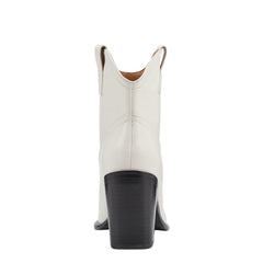 Marc Fisher Jalella Detailed Western Bootie | Ivory Leather
