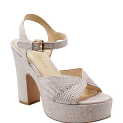 Marc Fisher Starla Block Heel Platform Sandal | Light Pink