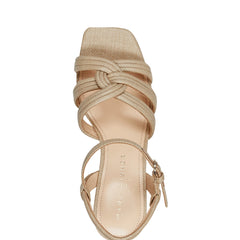 Marc Fisher Cairo Platform Sandal | Medium Natural