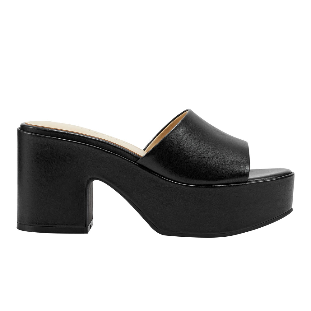 Marc Fisher Forina Platform Slide Sandal | Black
