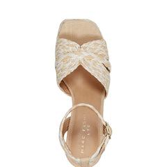 Marc Fisher Janie Platform Sandal | Light Natural