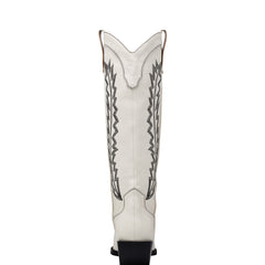 Marc Fisher Roselle Western Boot | Chic Cream Leather