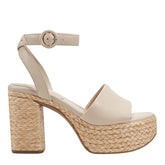 Marc Fisher Palyca Platform Espadrille Sandal | Natural Leather