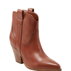 Marc Fisher Marlie Western Bootie | Natural Leather