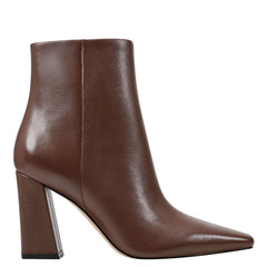 Marc Fisher Yanara Heeled Bootie | Dark Brown Leather