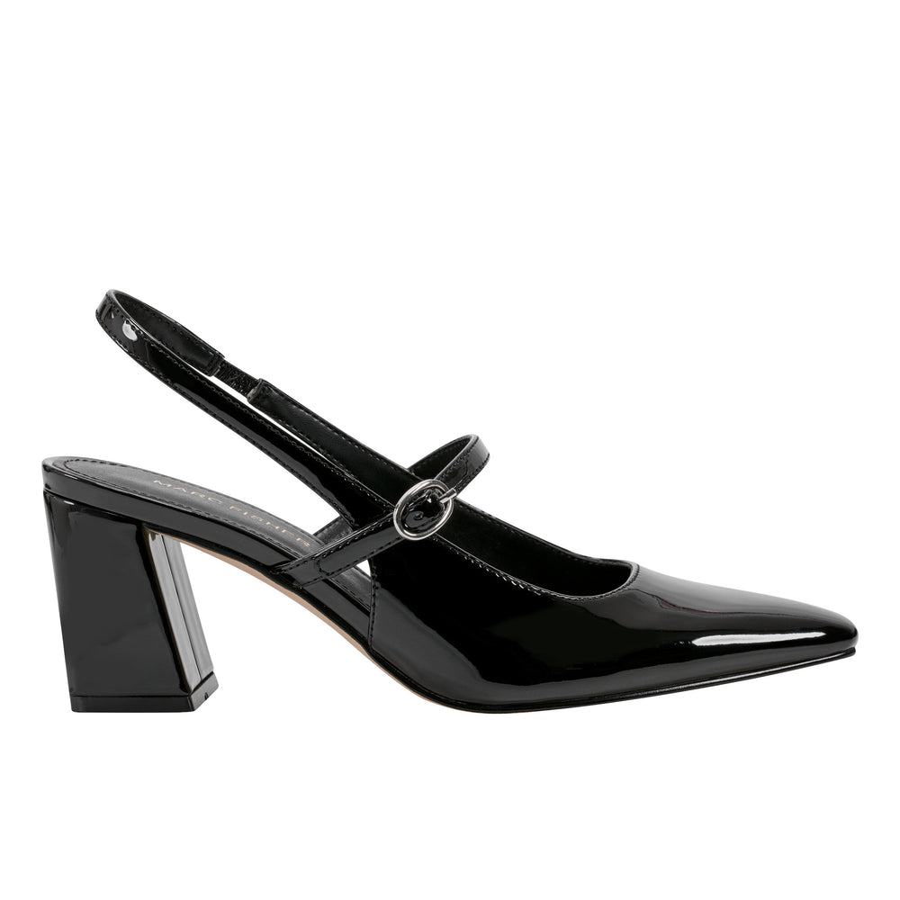 Marc Fisher Lanai Slingback Pump | Black Patent