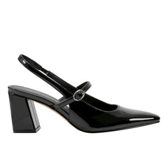 Marc Fisher Lanai Slingback Pump | Black Patent
