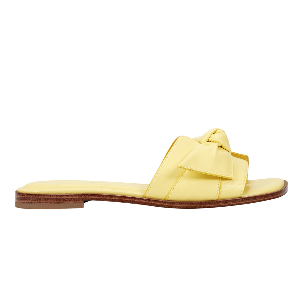 Marc Fisher Finey Flat Bow Sandal | Yellow