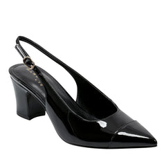 Marc Fisher Blakeley Slingback Pump | Black Patent Leather