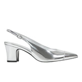 Marc Fisher Blakeley Slingback Pump | Silver Leather
