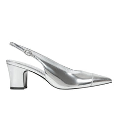 Marc Fisher Blakeley Slingback Pump | Silver Leather