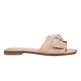 Marc Fisher Finey Flat Bow Sandal | Light Natural