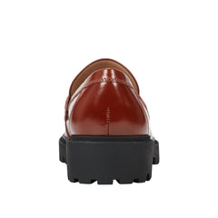 Marc Fisher Ozzie Tassle Loafer | Brown Leather