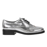Marc Fisher Perrie Lace-Up Oxford | Silver Leather