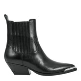 Marc Fisher Pryce Western Bootie | Black Leather