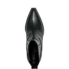 Marc Fisher Pryce Western Bootie | Black Leather