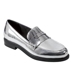 Marc Fisher Ilithia Loafer | Silver Metallic
