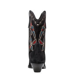 Marc Fisher Trista Western Boot | Dark Blue Suede