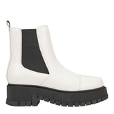 Marc Fisher Bermida Lug Sole Bootie | Chic Cream Leather