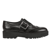 Marc Fisher Remona Monk Strap Loafer | Black Leather