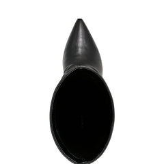 Marc Fisher Paityn Scrunch Dress Boot | Black Leather