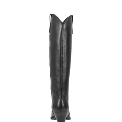 Marc Fisher Ander Western Boot | Black Leather
