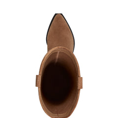Marc Fisher Ander Western Boot | Natural Suede