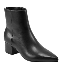 Marc Fisher Leonna Ankle Bootie | Black Leather