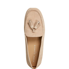 Marc Fisher Layney Casual Tassle Loafer | Natural Suede