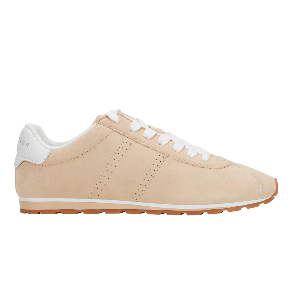 Marc Fisher Teddy Laceup Sneaker | Natural Suede