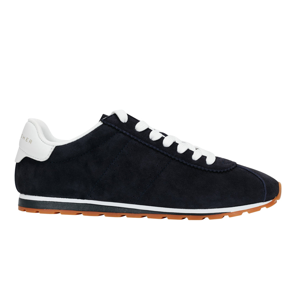 Marc Fisher Teddy Laceup Sneaker | Navy Suede