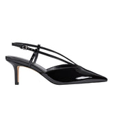 Marc Fisher Avila Slingback Pump | Black Patent
